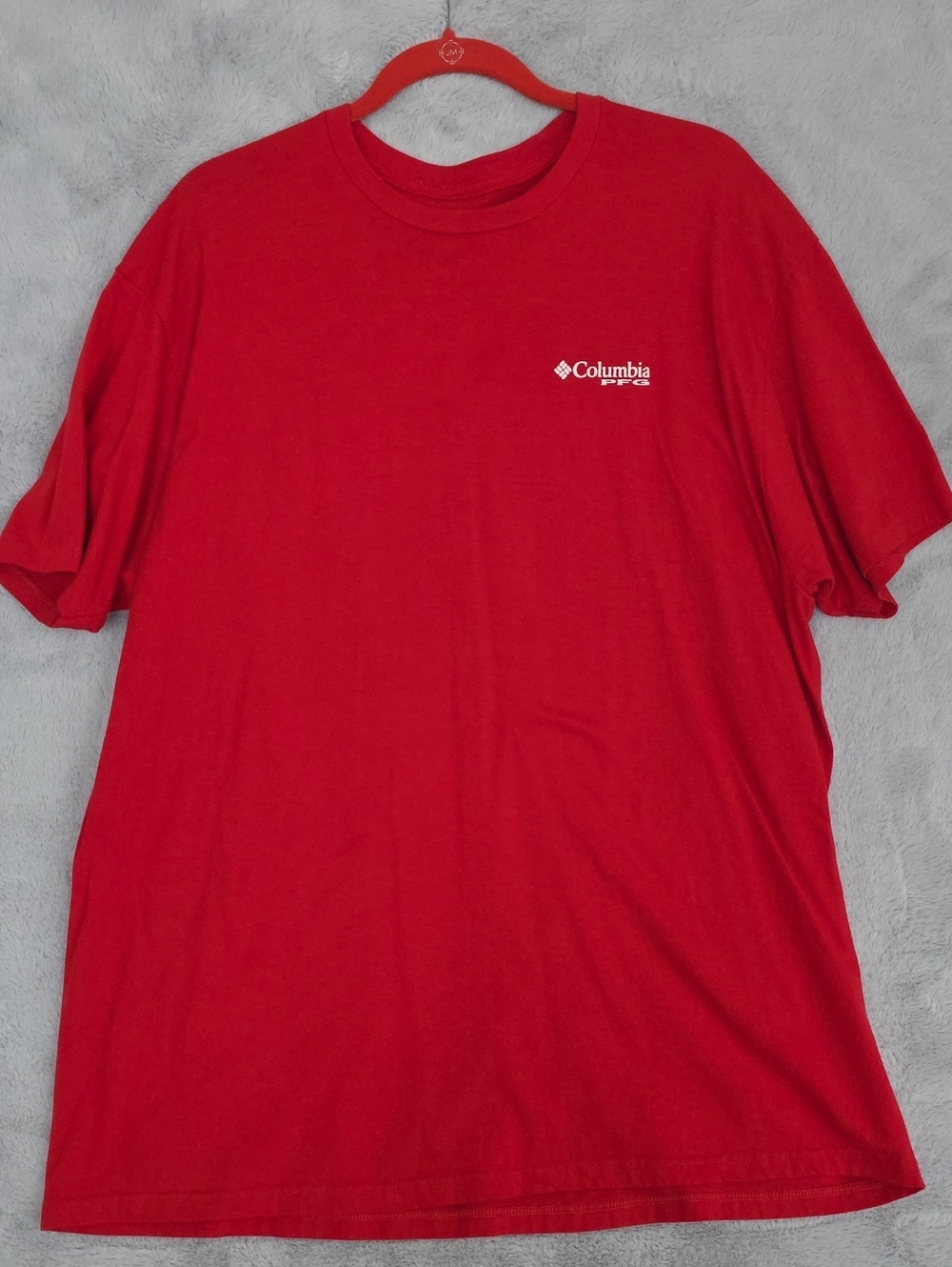 Columbia Men’s Bright Red Short Sleeve Logo Tee